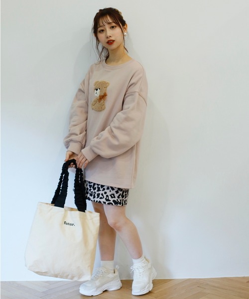 one after another NICE CLAUP(ワンアフターアナザーナイスクラップ)の「ハンドルシャールングトートバッグ(トートバッグ・レディース・アイボリー/ホワイト系その他・FREE)」の7枚目の写真