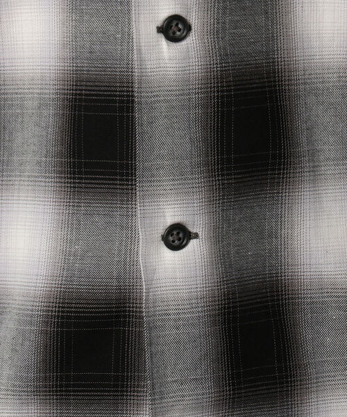 GLOSTER（グロスター）の「オンブレチェック オープンカラーシャツ（シャツ/ブラウス・メンズ・グレー系その他5/ブラウン系その他5・L/M/S）」の8枚目の写真