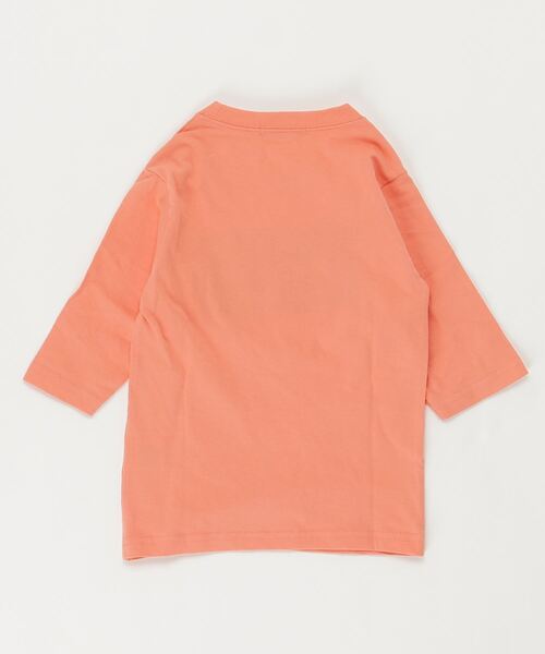 THE CASUAL(カジュアル)の「7分袖 プリント クルーネック Tシャツ カットソー キッズ(Tシャツ/カットソー・キッズ・ベージュ/ミント/チャコール/ホワイト系/杢グレー/ブラック系/モカ/オレンジ/オフホワイト/ブラック・120cm/160cm/140cm/110cm/130cm/150cm)」の13枚目の写真