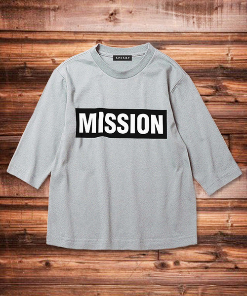 THE CASUAL(カジュアル)の「7分袖 プリント クルーネック Tシャツ カットソー キッズ(Tシャツ/カットソー・キッズ・ベージュ/ミント/チャコール/ホワイト系/杢グレー/ブラック系/モカ/オレンジ/オフホワイト/ブラック・120cm/160cm/140cm/110cm/130cm/150cm)」の6枚目の写真