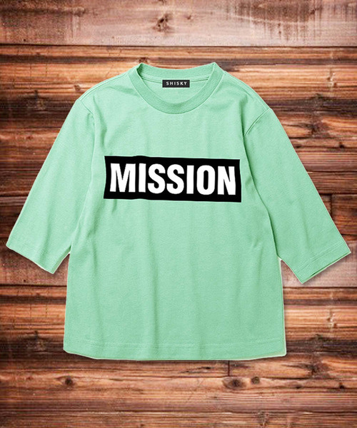 THE CASUAL(カジュアル)の「7分袖 プリント クルーネック Tシャツ カットソー キッズ(Tシャツ/カットソー・キッズ・ベージュ/ミント/チャコール/ホワイト系/杢グレー/ブラック系/モカ/オレンジ/オフホワイト/ブラック・120cm/160cm/140cm/110cm/130cm/150cm)」の9枚目の写真