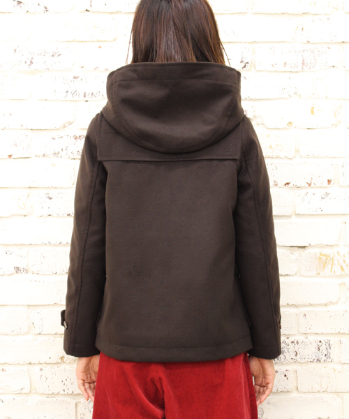 Kastane（カスタネ）の「【Kastane】ショートダッフルコート（ダッフルコート・レディース・ホワイト/チャコールグレー/ブラウン/ネイビー・MEDIUM/SMALL）」の8枚目の写真