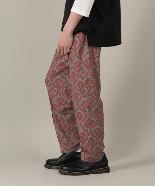 SlashDate（スラッシュデイト）の「総柄プリントとろみテーパードパンツ／エスニック（その他パンツ・メンズ・ブラック系その他/グレー系その他・M/L）」の6枚目の写真