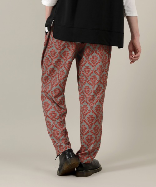 SlashDate（スラッシュデイト）の「総柄プリントとろみテーパードパンツ／エスニック（その他パンツ・メンズ・ブラック系その他/グレー系その他・M/L）」の7枚目の写真