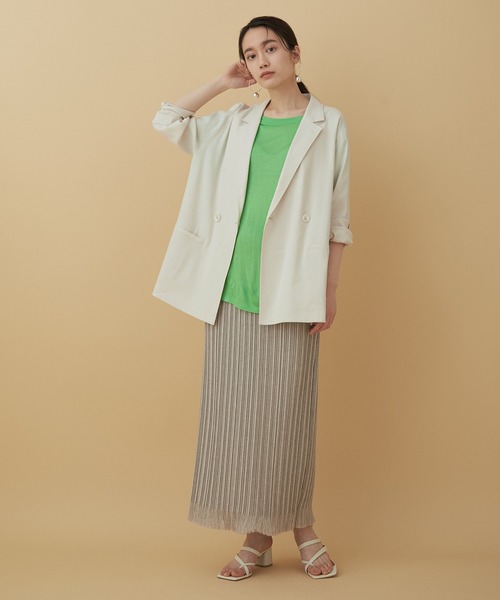 ADAM ET ROPE'（アダムエロペ）の「リネンストレッチシャツ
