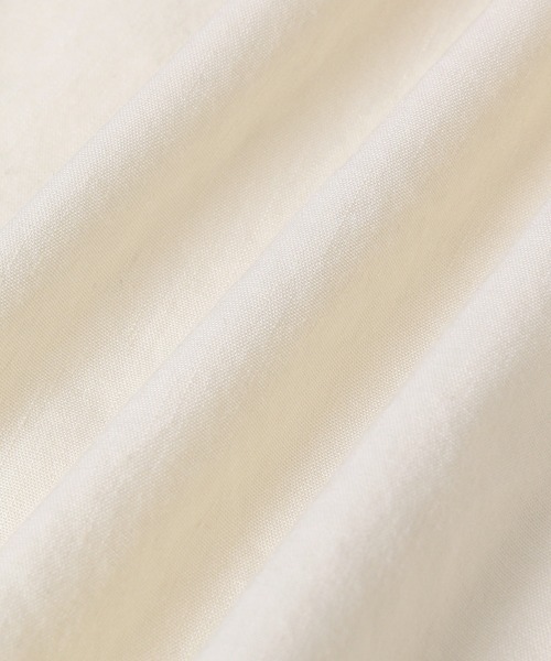 ADAM ET ROPE'(アダムエロペ)の「リネンストレッチシャツジャケット(テーラードジャケット・レディース・ブラック/マスタード/キナリ・FREE)」の17枚目の写真