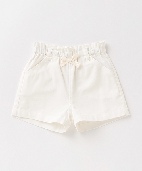 petit main（プティマイン）の「ベーシックショートパンツ（その他パンツ・キッズ・ピンク/ブルー/オフホワイト/ライトカーキ/ベージュ/ライトブルー・100cm/130cm/90cm/110cm/120cm/80ｃｍ）」の2枚目の写真