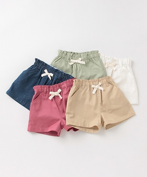 petit main（プティマイン）の「ベーシックショートパンツ（その他パンツ・キッズ・ピンク/ブルー/オフホワイト/ライトカーキ/ベージュ/ライトブルー・100cm/130cm/90cm/110cm/120cm/80ｃｍ）」の18枚目の写真