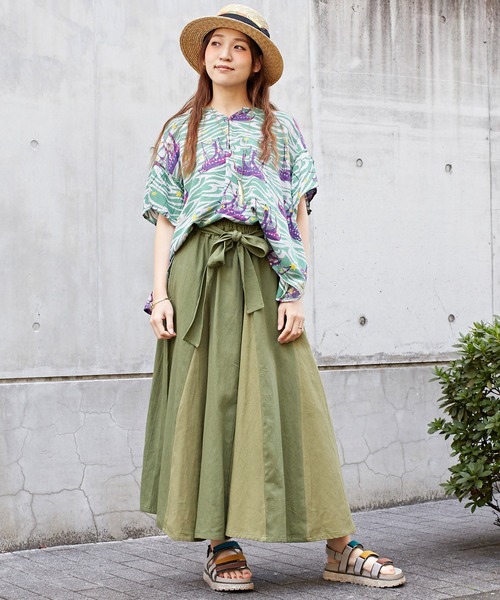 チャイハネ(チャイハネ)の「【チャイハネ】ホクレアトップス(その他トップス・レディース・ブラウン/ブルー/グリーン・FREE)」の6枚目の写真