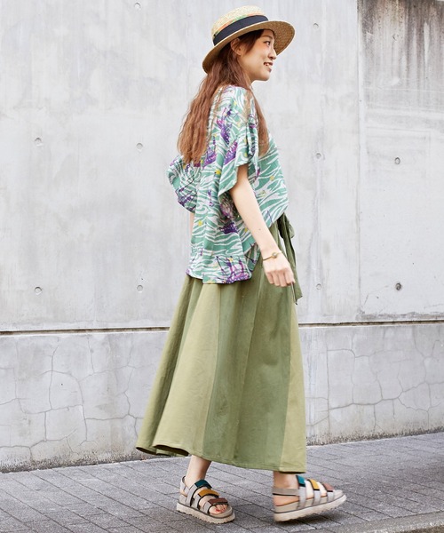 チャイハネ(チャイハネ)の「【チャイハネ】ホクレアトップス(その他トップス・レディース・ブラウン/ブルー/グリーン・FREE)」の5枚目の写真