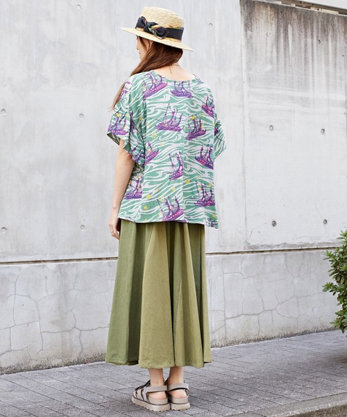 チャイハネ(チャイハネ)の「【チャイハネ】ホクレアトップス(その他トップス・レディース・ブラウン/ブルー/グリーン・FREE)」の4枚目の写真