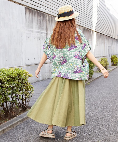 チャイハネ(チャイハネ)の「【チャイハネ】ホクレアトップス(その他トップス・レディース・ブラウン/ブルー/グリーン・FREE)」の8枚目の写真