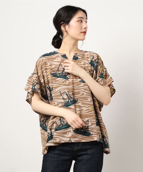 チャイハネ(チャイハネ)の「【チャイハネ】ホクレアトップス(その他トップス・レディース・ブラウン/ブルー/グリーン・FREE)」の9枚目の写真