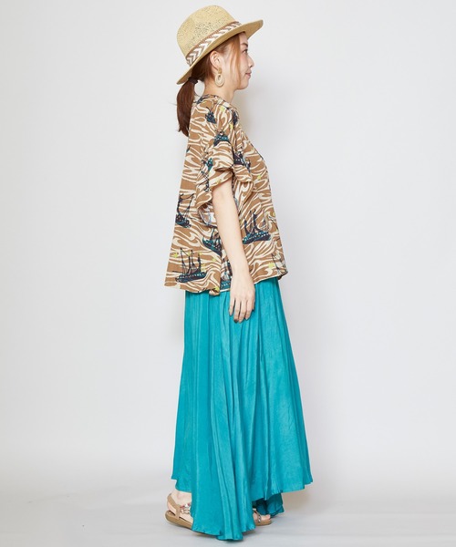 チャイハネ(チャイハネ)の「【チャイハネ】ホクレアトップス(その他トップス・レディース・ブラウン/ブルー/グリーン・FREE)」の12枚目の写真