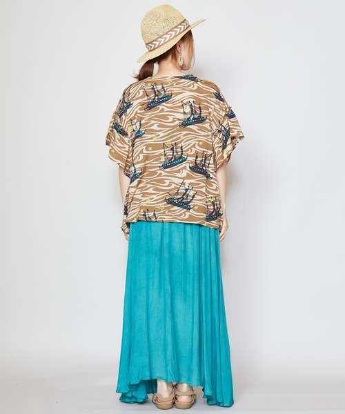 チャイハネ(チャイハネ)の「【チャイハネ】ホクレアトップス(その他トップス・レディース・ブラウン/ブルー/グリーン・FREE)」の13枚目の写真