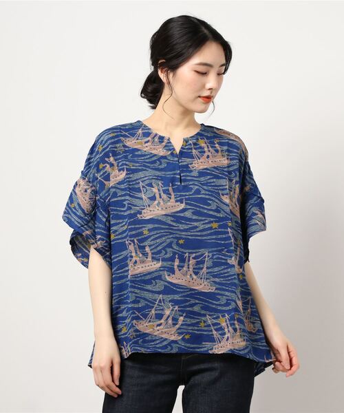 チャイハネ(チャイハネ)の「【チャイハネ】ホクレアトップス(その他トップス・レディース・ブラウン/ブルー/グリーン・FREE)」の14枚目の写真