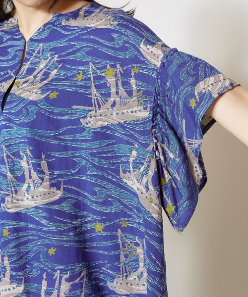 チャイハネ(チャイハネ)の「【チャイハネ】ホクレアトップス(その他トップス・レディース・ブラウン/ブルー/グリーン・FREE)」の16枚目の写真