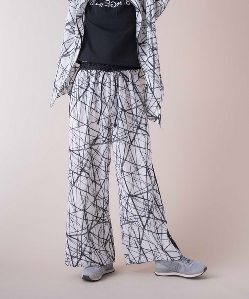 La SRIC（ラスリック）の「La SRIC / スラッシュ柄イージーパンツ 【セットアップ可】（その他パンツ・レディース・ブラック/オフホワイト・38）」の16枚目の写真