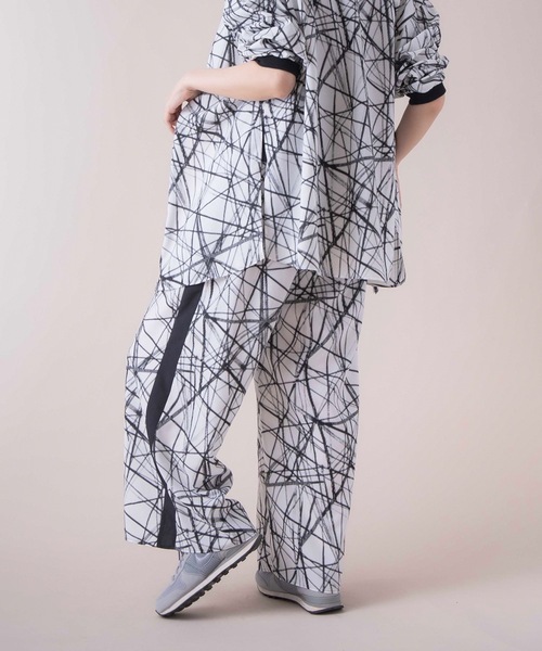 La SRIC（ラスリック）の「La SRIC / スラッシュ柄イージーパンツ 【セットアップ可】（その他パンツ・レディース・ブラック/オフホワイト・38）」の10枚目の写真