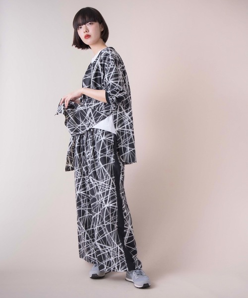 La SRIC（ラスリック）の「La SRIC / スラッシュ柄イージーパンツ 【セットアップ可】（その他パンツ・レディース・ブラック/オフホワイト・38）」の13枚目の写真