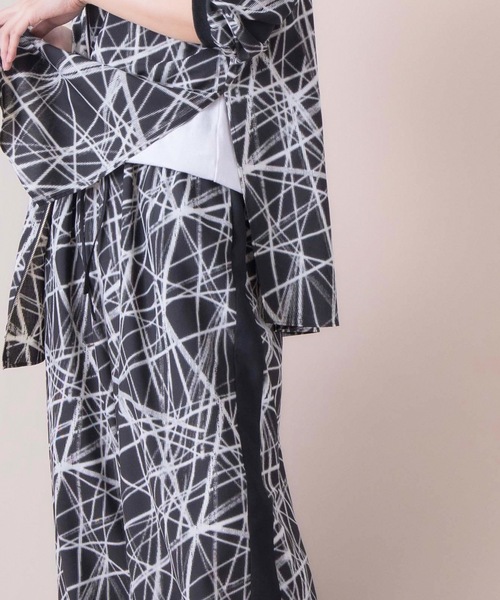 La SRIC（ラスリック）の「La SRIC / スラッシュ柄イージーパンツ 【セットアップ可】（その他パンツ・レディース・ブラック/オフホワイト・38）」の9枚目の写真