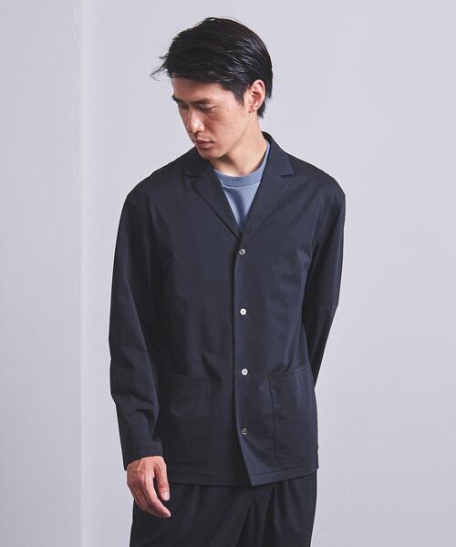 UNITED ARROWS（ユナイテッドアローズ）の「＜UNITED ARROWS＞ スムース シャツジャケット（カーディガン/ボレロ・メンズ・ダークグレー/ネイビー・X-LARGE/SMALL/LARGE/MEDIUM）」の2枚目の写真