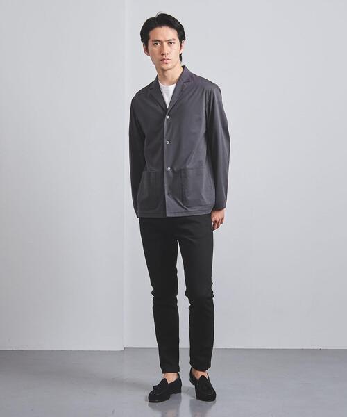 UNITED ARROWS（ユナイテッドアローズ）の「＜UNITED ARROWS＞ スムース シャツジャケット（カーディガン/ボレロ・メンズ・ダークグレー/ネイビー・X-LARGE/SMALL/LARGE/MEDIUM）」の7枚目の写真