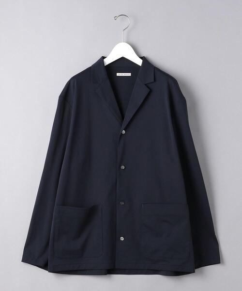 UNITED ARROWS（ユナイテッドアローズ）の「＜UNITED ARROWS＞ スムース シャツジャケット（カーディガン/ボレロ・メンズ・ダークグレー/ネイビー・X-LARGE/SMALL/LARGE/MEDIUM）」の10枚目の写真