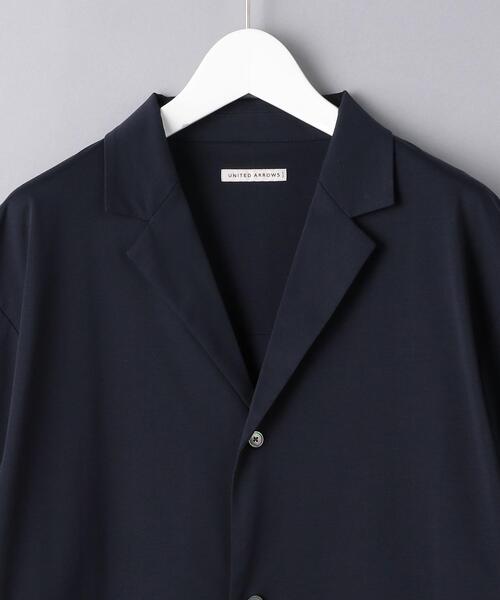 UNITED ARROWS（ユナイテッドアローズ）の「＜UNITED ARROWS＞ スムース シャツジャケット（カーディガン/ボレロ・メンズ・ダークグレー/ネイビー・X-LARGE/SMALL/LARGE/MEDIUM）」の12枚目の写真