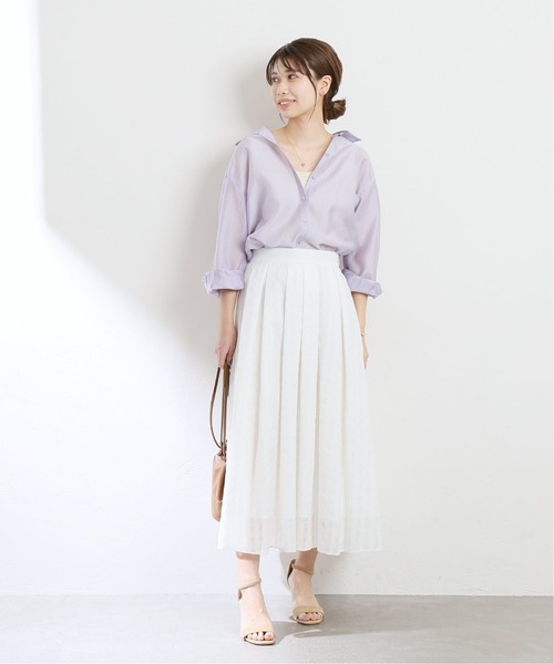 La TOTALITE（ラトータリテ）の「シアーチェックタックスカート