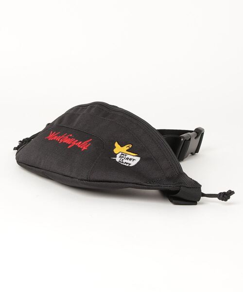 Mark Gonzales（マーク・ゴンザレス）の「【MARK GONZALES/マークゴンザレス】CORPUS TOKYO別注 ボディバッグ（ボディバッグ/ウエストポーチ・メンズ・ブラック×ホワイト/ブラック×レッド/ブラック×イエロー・FREE）」の5枚目の写真