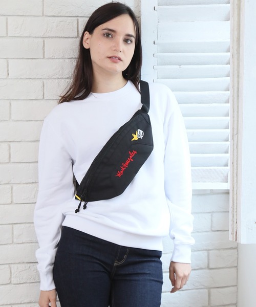 Mark Gonzales（マーク・ゴンザレス）の「【MARK GONZALES/マークゴンザレス】CORPUS TOKYO別注 ボディバッグ（ボディバッグ/ウエストポーチ・メンズ・ブラック×ホワイト/ブラック×レッド/ブラック×イエロー・FREE）」の11枚目の写真