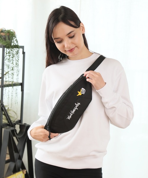 Mark Gonzales（マーク・ゴンザレス）の「【MARK GONZALES/マークゴンザレス】CORPUS TOKYO別注 ボディバッグ（ボディバッグ/ウエストポーチ・メンズ・ブラック×ホワイト/ブラック×レッド/ブラック×イエロー・FREE）」の10枚目の写真