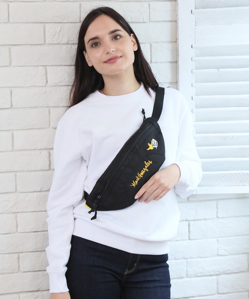 Mark Gonzales（マーク・ゴンザレス）の「【MARK GONZALES/マークゴンザレス】CORPUS TOKYO別注 ボディバッグ（ボディバッグ/ウエストポーチ・メンズ・ブラック×ホワイト/ブラック×レッド/ブラック×イエロー・FREE）」の12枚目の写真