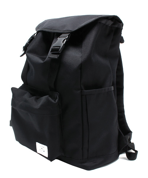 CIAOPANIC(チャオパニック)の「【Ficouture】×【COOK】 フラップDAYPACK(バックパック/リュック・メンズ・ブラック・FREE)」の2枚目の写真