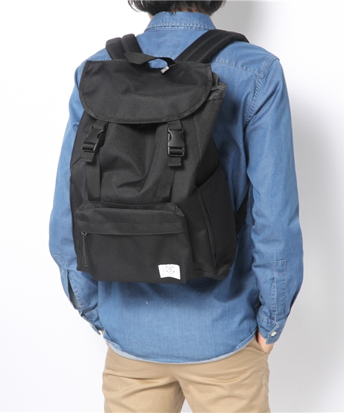 CIAOPANIC(チャオパニック)の「【Ficouture】×【COOK】 フラップDAYPACK(バックパック/リュック・メンズ・ブラック・FREE)」の8枚目の写真