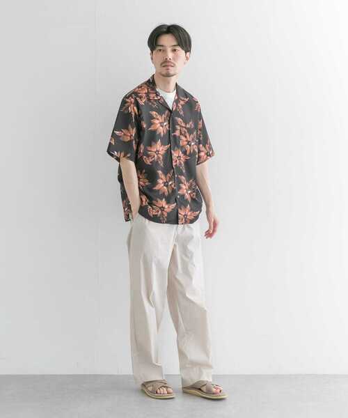 URBAN RESEARCH（アーバンリサーチ）の「パターンオープンカラーショートスリーブシャツ（シャツ/ブラウス・メンズ・グレー系その他/ブルー系その他/レッド系その他・MEDIUM/LARGE）」の18枚目の写真