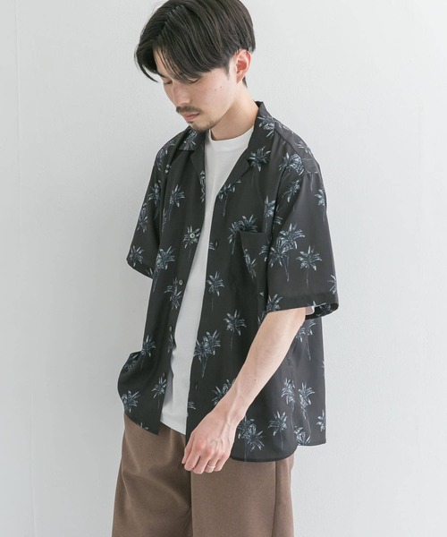 URBAN RESEARCH（アーバンリサーチ）の「パターンオープンカラーショートスリーブシャツ（シャツ/ブラウス・メンズ・グレー系その他/ブルー系その他/レッド系その他・MEDIUM/LARGE）」の14枚目の写真