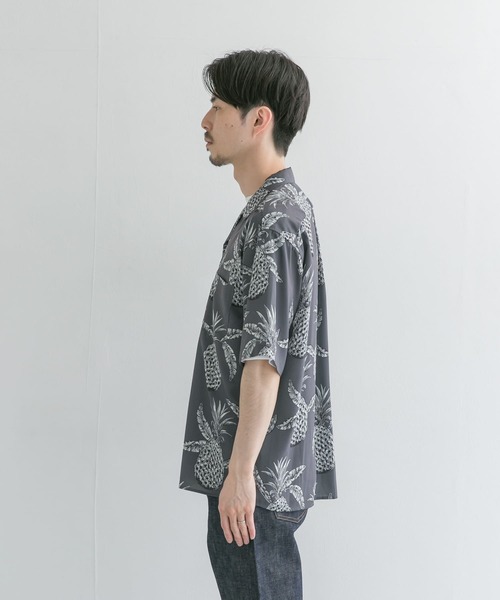 URBAN RESEARCH（アーバンリサーチ）の「パターンオープンカラーショートスリーブシャツ（シャツ/ブラウス・メンズ・グレー系その他/ブルー系その他/レッド系その他・MEDIUM/LARGE）」の13枚目の写真