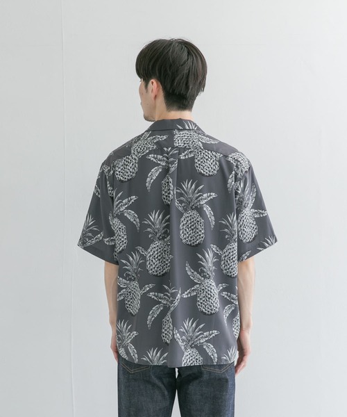 URBAN RESEARCH（アーバンリサーチ）の「パターンオープンカラーショートスリーブシャツ（シャツ/ブラウス・メンズ・グレー系その他/ブルー系その他/レッド系その他・MEDIUM/LARGE）」の21枚目の写真