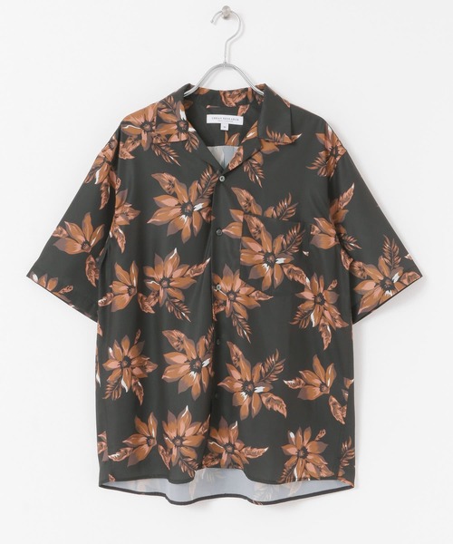 URBAN RESEARCH（アーバンリサーチ）の「パターンオープンカラーショートスリーブシャツ（シャツ/ブラウス・メンズ・グレー系その他/ブルー系その他/レッド系その他・MEDIUM/LARGE）」の15枚目の写真