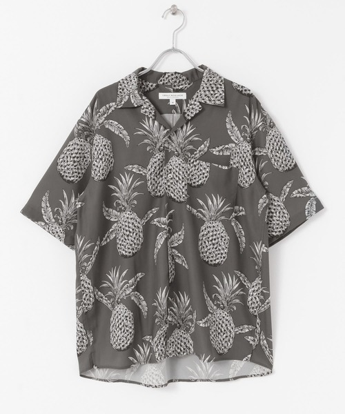 URBAN RESEARCH（アーバンリサーチ）の「パターンオープンカラーショートスリーブシャツ（シャツ/ブラウス・メンズ・グレー系その他/ブルー系その他/レッド系その他・MEDIUM/LARGE）」の8枚目の写真