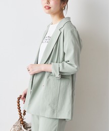 natural couture | さらっと着れるリネンライクジャケット(その他アウター)