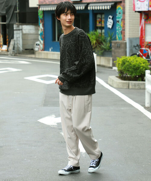 BeAMS DOT（ビームスドット）の「【FINE BOYS4月号掲載】【WEB限定】BeAMS DOT / ワイドバルーンパンツ（スラックス・メンズ・ブラック/ホワイト系その他5・SMALL/MEDIUM/LARGE）」の10枚目の写真
