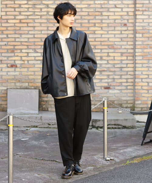 BeAMS DOT（ビームスドット）の「【FINE BOYS4月号掲載】【WEB限定】BeAMS DOT / ワイドバルーンパンツ（スラックス・メンズ・ブラック/ホワイト系その他5・SMALL/MEDIUM/LARGE）」の16枚目の写真