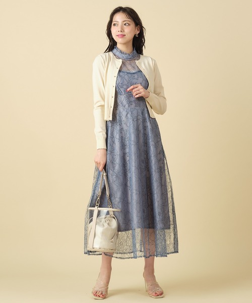 ROYAL PARTY(ロイヤルパーティー)の「ウォッシャブルコンパクトカーディガン(カーディガン/ボレロ・レディース・ブルー/ブラック/オフホワイト/モカ・FREE)」の11枚目の写真