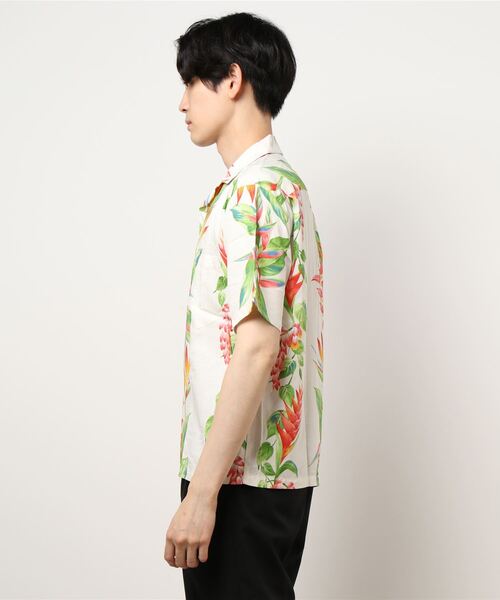 Grand PARK（グランドパーク）の「HILOHATTIバードオブパラダイスアロハシャツ（シャツ/ブラウス・メンズ・ホワイト/レッド・SMALL/X-SMALL）」の18枚目の写真