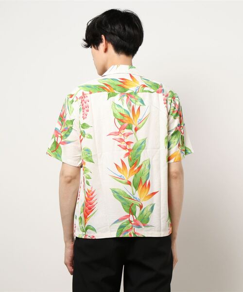Grand PARK（グランドパーク）の「HILOHATTIバードオブパラダイスアロハシャツ（シャツ/ブラウス・メンズ・ホワイト/レッド・SMALL/X-SMALL）」の19枚目の写真