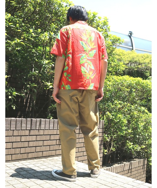 Grand PARK（グランドパーク）の「HILOHATTIバードオブパラダイスアロハシャツ（シャツ/ブラウス・メンズ・ホワイト/レッド・SMALL/X-SMALL）」の4枚目の写真