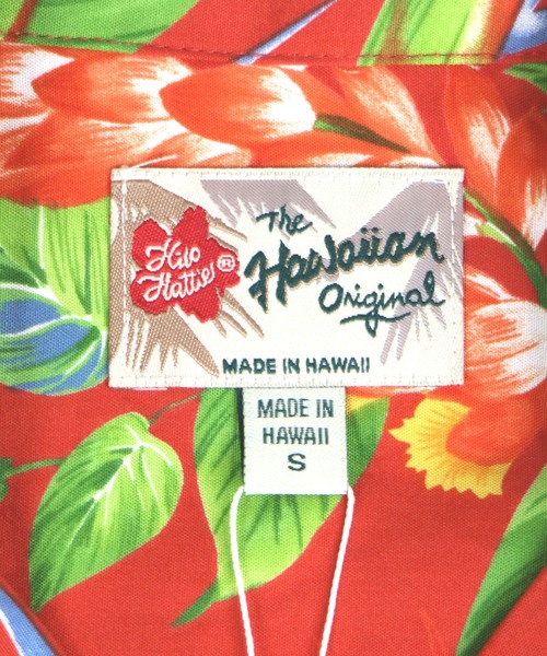 Grand PARK（グランドパーク）の「HILOHATTIバードオブパラダイスアロハシャツ（シャツ/ブラウス・メンズ・ホワイト/レッド・SMALL/X-SMALL）」の11枚目の写真